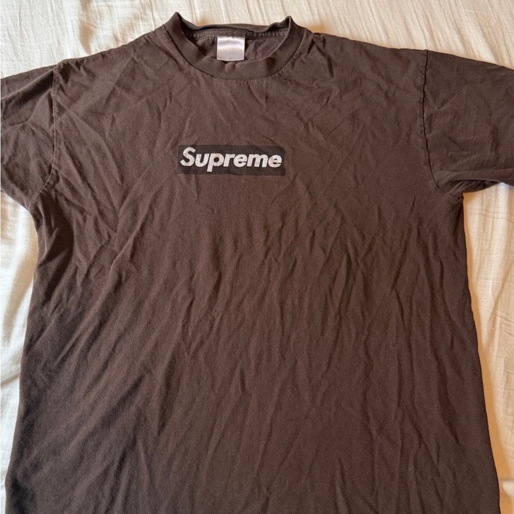 Supreme Dark Brown Short Sleeve Tee